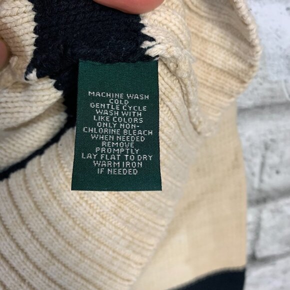 Lauren Jeans Co Ralph Lauren Southwestern Aztec Pullover Boho Sweater - Picture 7 of 13